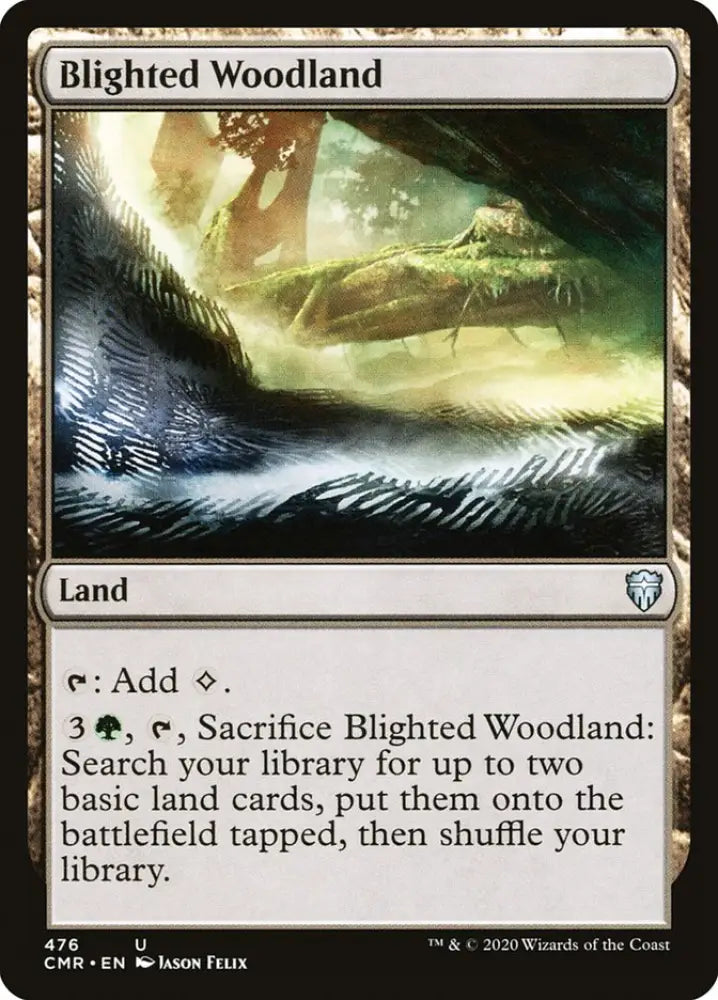 Blighted Woodland [Commander Legends] - MTG Single