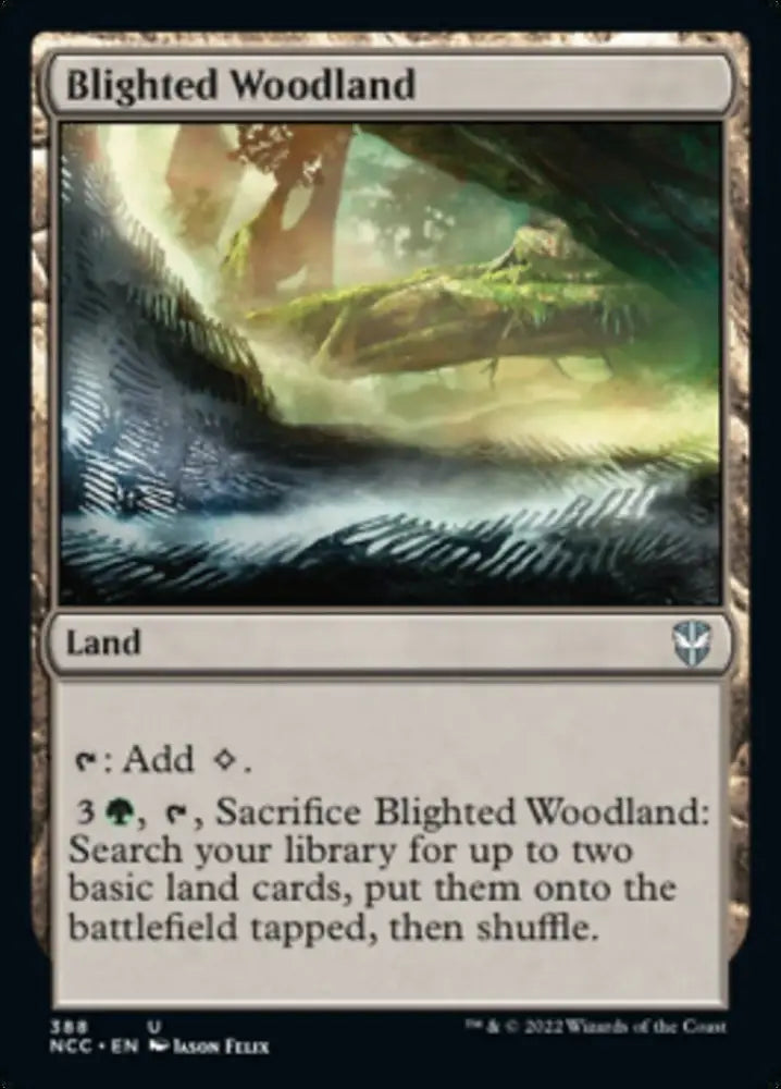 Blighted Woodland [Streets of New Capenna Commander] - MTG Single