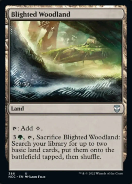 Blighted Woodland [Streets of New Capenna Commander] - MTG Single