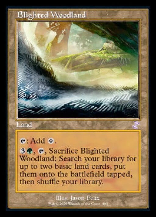 Blighted Woodland (Timeshifted) [Time Spiral Remastered] - MTG Single