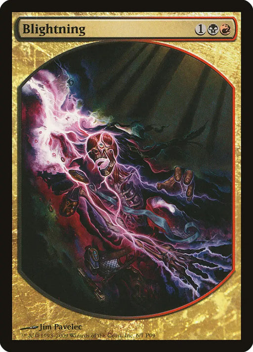Blightning [Magic Player Rewards 2009] - MTG Single