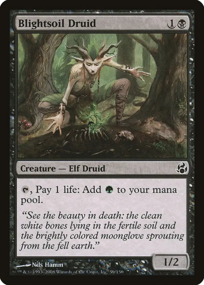 Blightsoil Druid [Morningtide] - MTG Single