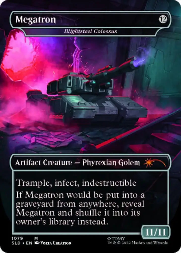 Blightsteel Colossus - Megatron (Borderless) [Secret Lair Drop Series] - MTG Single