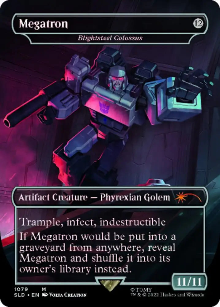 Blightsteel Colossus - Megatron (Borderless) [Secret Lair Drop Series] - MTG Single