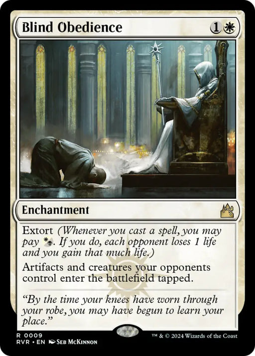 Blind Obedience [Ravnica Remastered] - MTG Single