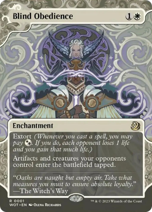 Blind Obedience [Wilds of Eldraine: Enchanting Tales] - MTG Single
