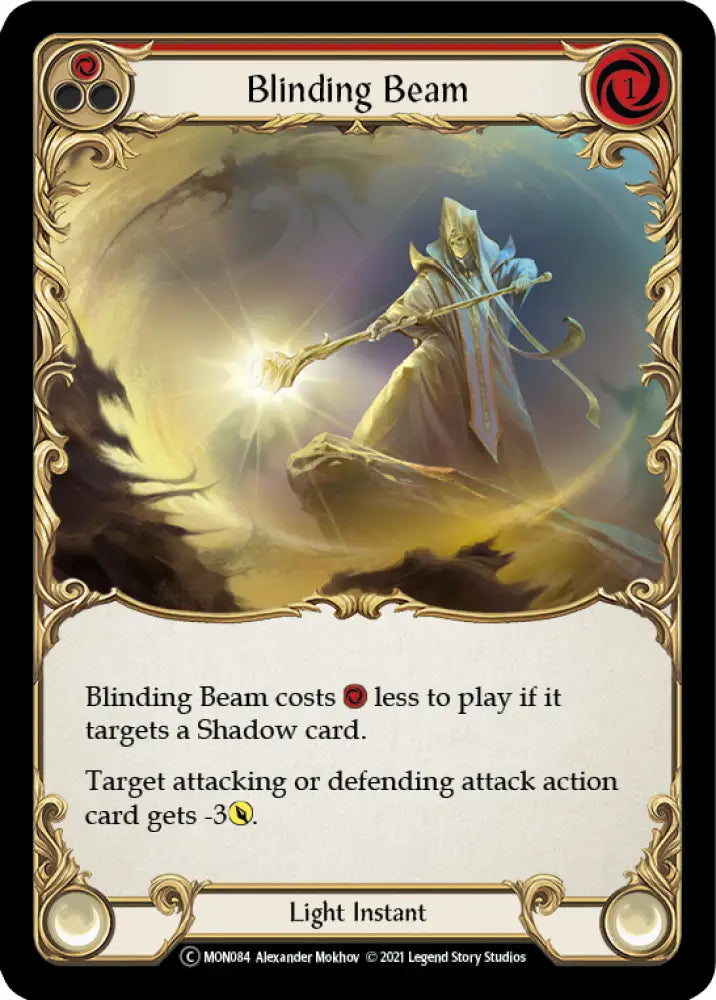 Blinding Beam (Red) [Monarch Unlimited] Unlimited Rainbow Foil - Flesh And Blood Single