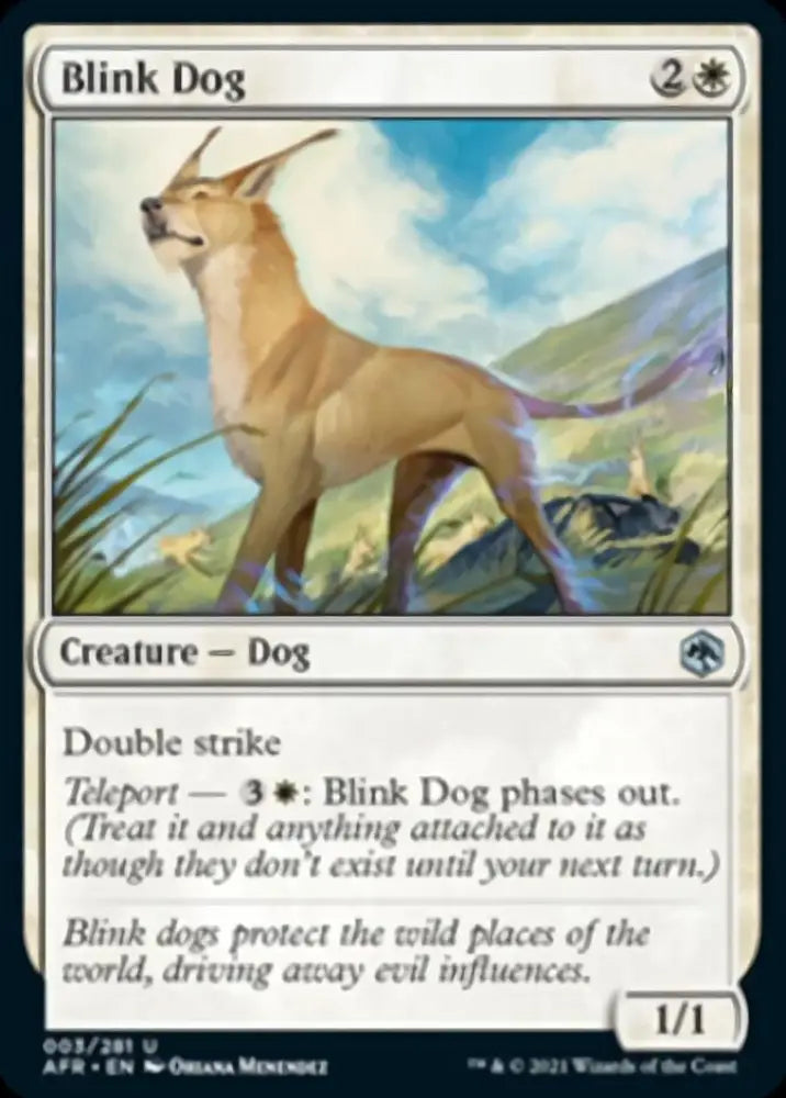 Blink Dog [Dungeons & Dragons: Adventures in the Forgotten Realms] - MTG Single