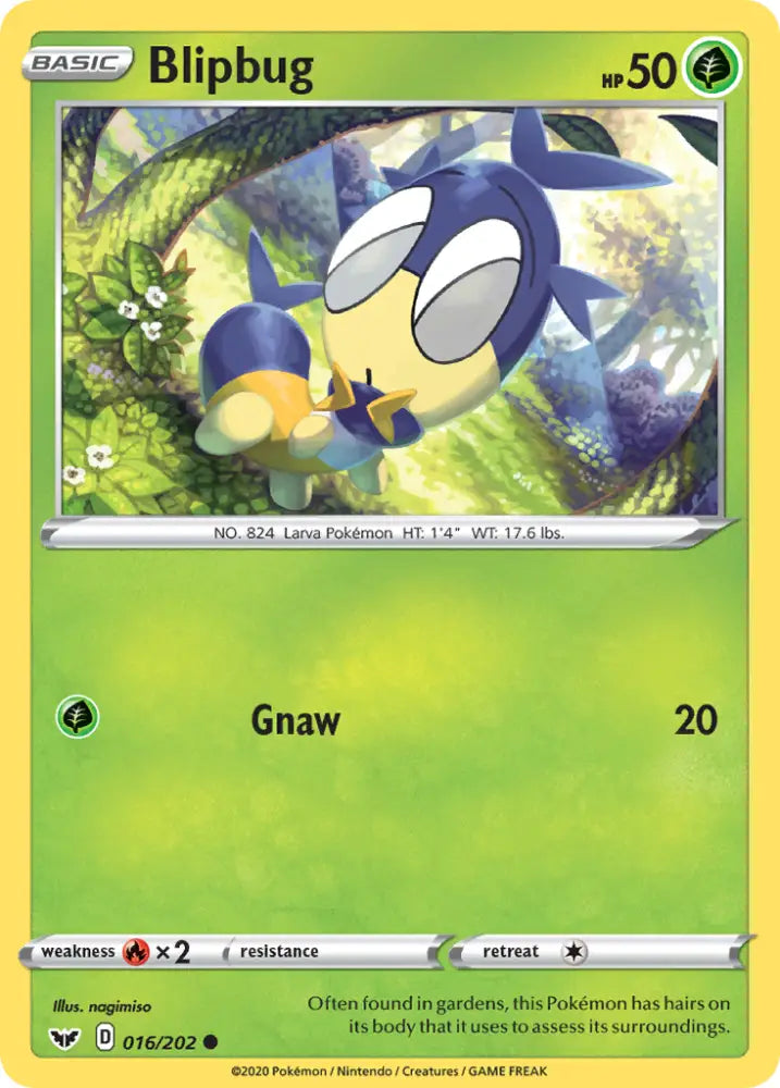 Blipbug (016/202) [Sword & Shield: Base Set] - Pokemon Single