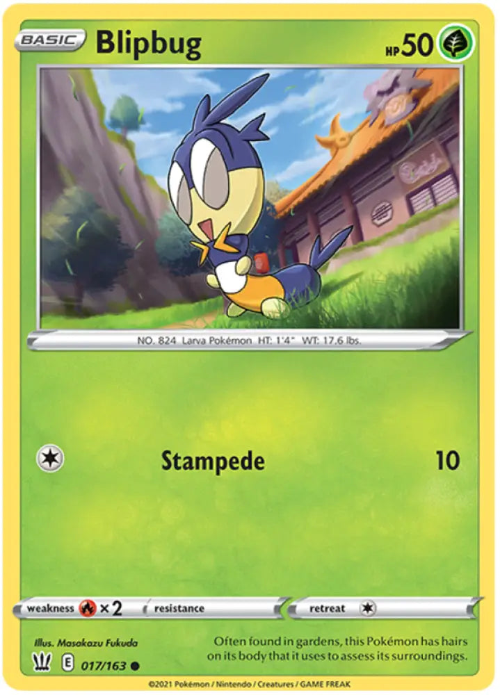 Blipbug (017/163) [Sword & Shield: Battle Styles] - Pokemon Single