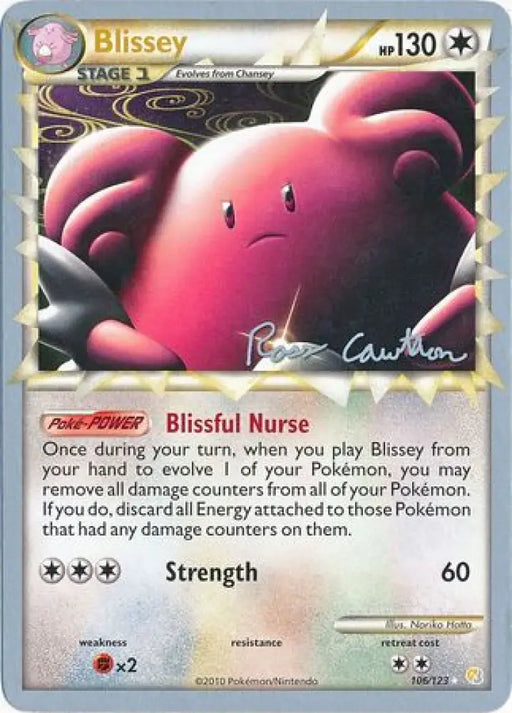 Blissey (106/123) (The Truth - Ross Cawthon) [World Championships 2011] - Pokemon Single