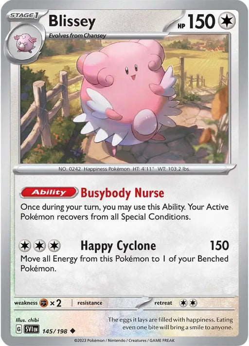 Blissey (145/198) [Scarlet & Violet: Base Set] - Pokemon Single