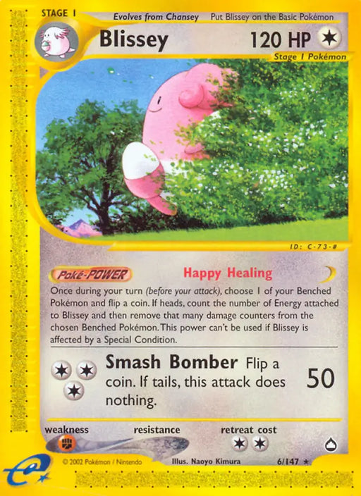 Blissey (6/147) [Aquapolis] - Pokemon Single
