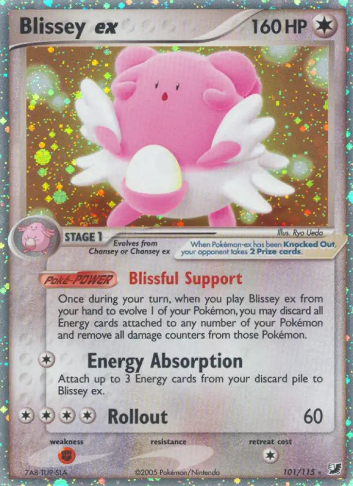 Blissey ex (101/115) [EX: Unseen Forces] - Pokemon Single