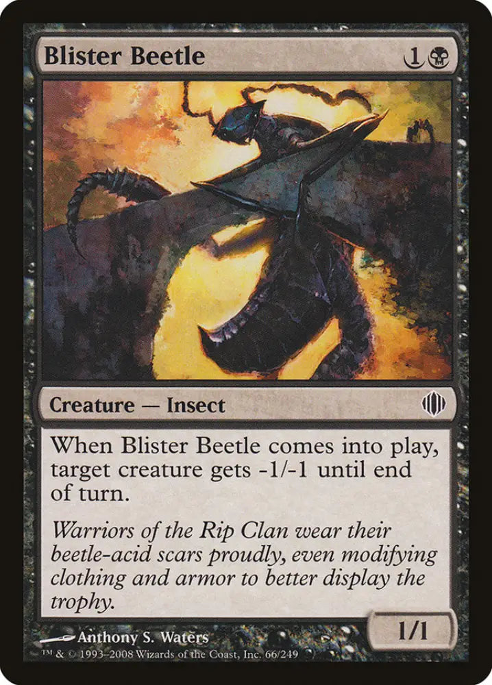 Blister Beetle [Shards of Alara] - MTG Single