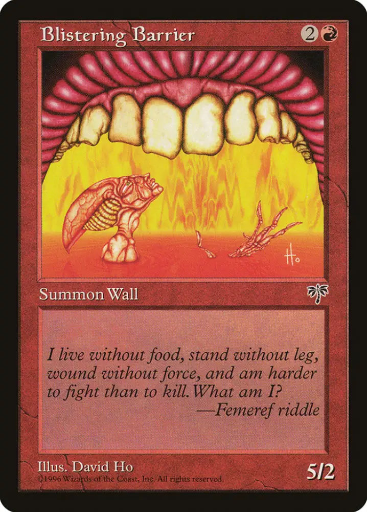 Blistering Barrier [Mirage] - MTG Single