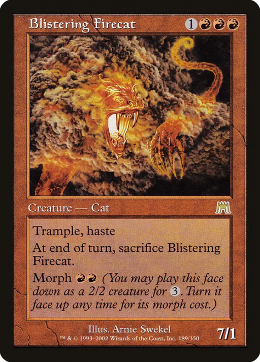 Blistering Firecat [Onslaught] - MTG Single