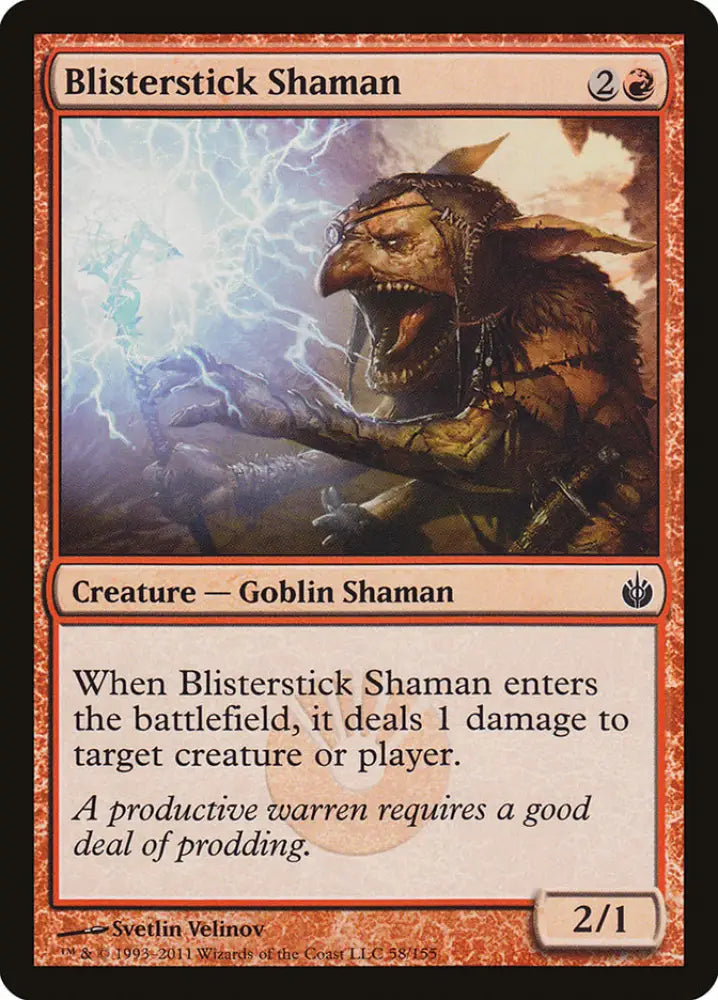Blisterstick Shaman [Mirrodin Besieged] - MTG Single