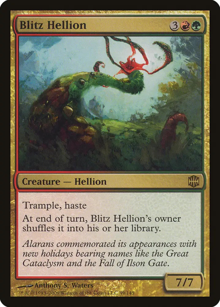 Blitz Hellion [Alara Reborn] - MTG Single