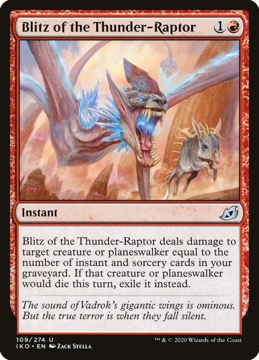 Blitz of the Thunder-Raptor [Ikoria: Lair of Behemoths] - MTG Single