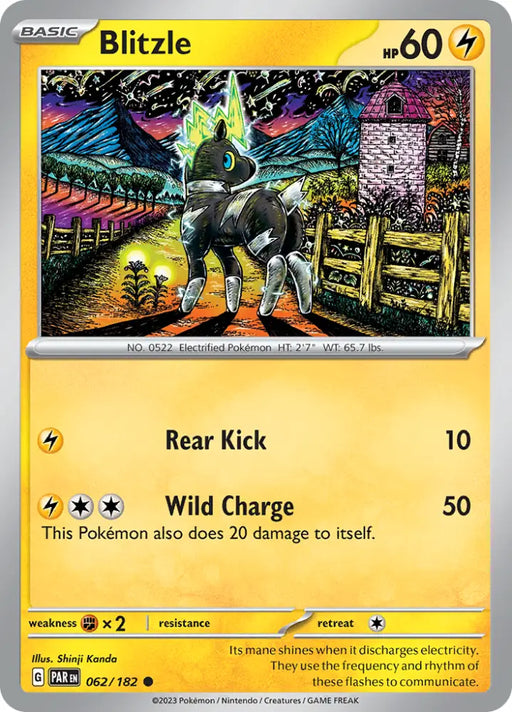Blitzle (062/182) [Scarlet & Violet: Paradox Rift] - Pokemon Single