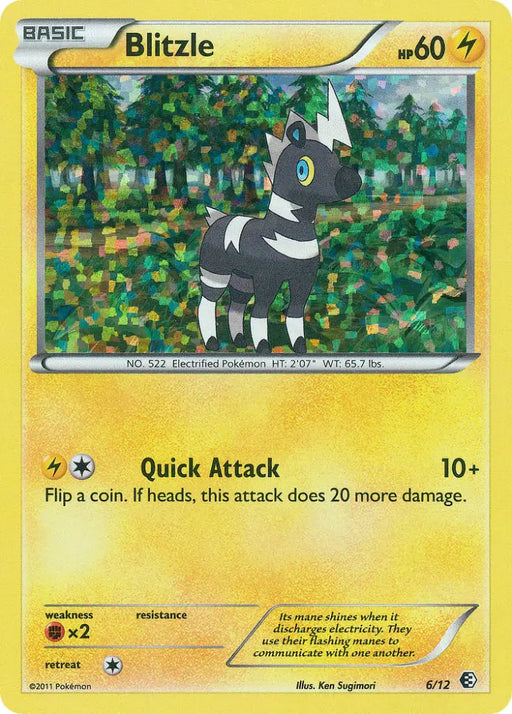 Blitzle (6/12) [McDonald’s Promos: 2011 Collection] - Pokemon Single