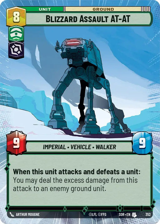 Blizzard Assault AT-AT (Hyperspace) (352) [Spark of Rebellion] - Star Wars: Unlimited Single