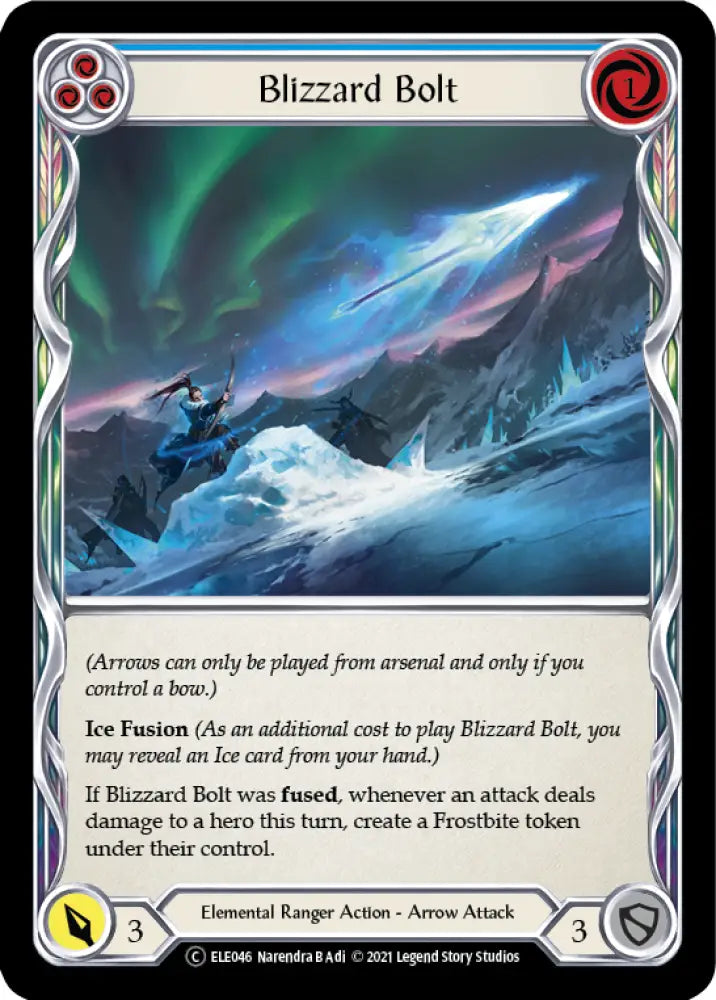Blizzard Bolt (Blue) [Tales of Aria Unlimited] Unlimited Rainbow Foil - Flesh And Blood Single