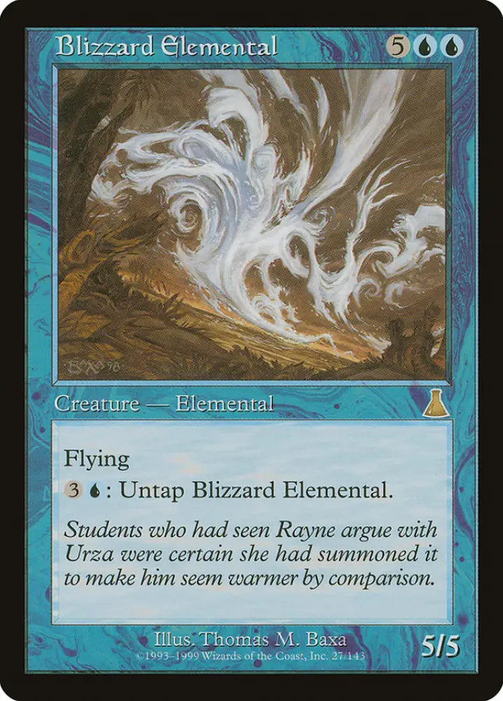 Blizzard Elemental [Urza’s Destiny] - MTG Single