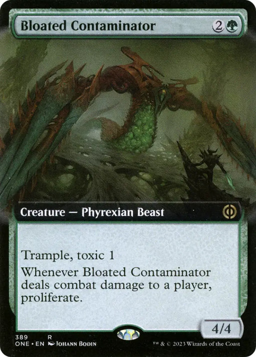 Bloated Contaminator (Extended Art) [Phyrexia: All Will Be One] - MTG Single