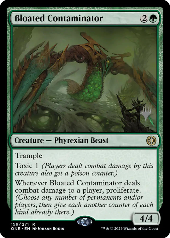 Bloated Contaminator (Promo Pack) [Phyrexia: All Will Be One Promos] - MTG Single