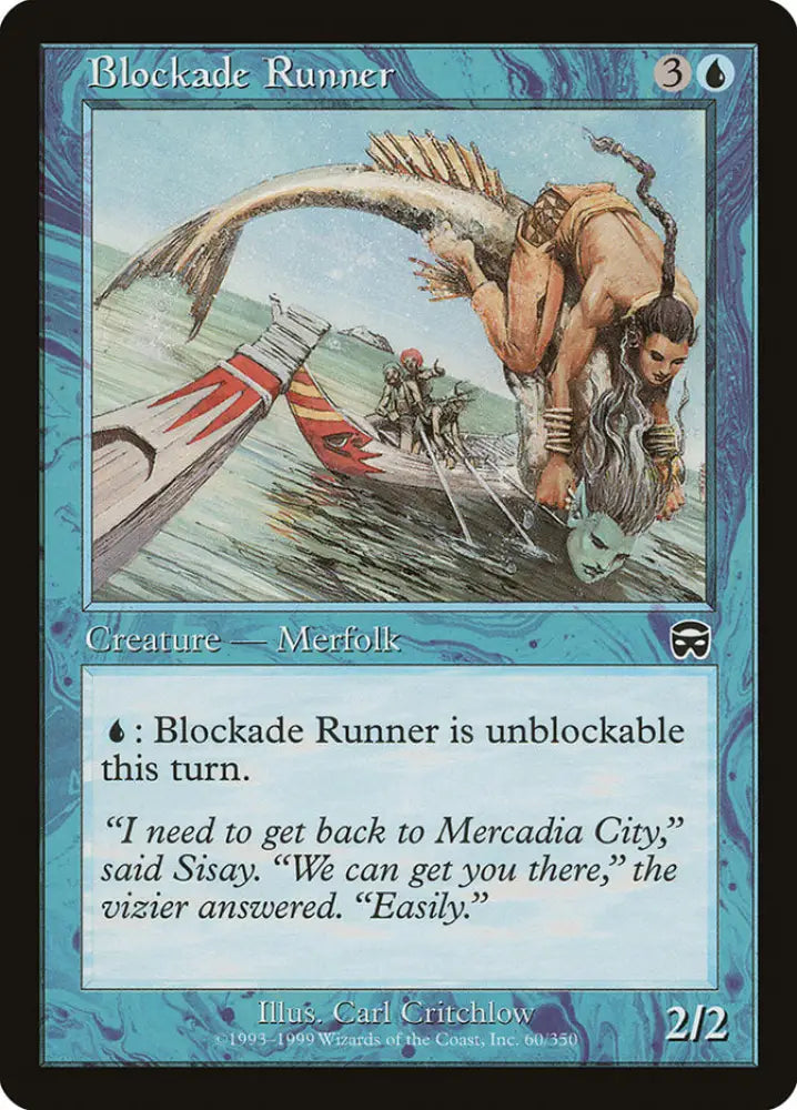 Blockade Runner [Mercadian Masques] - MTG Single