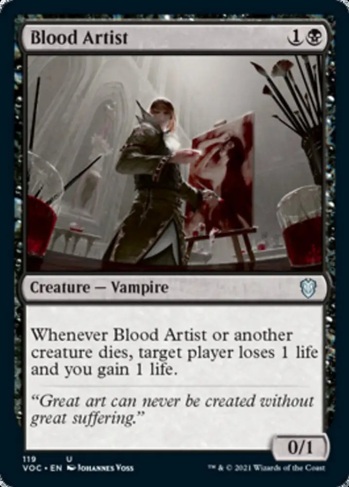 Blood Artist [Innistrad: Crimson Vow Commander] - MTG Single