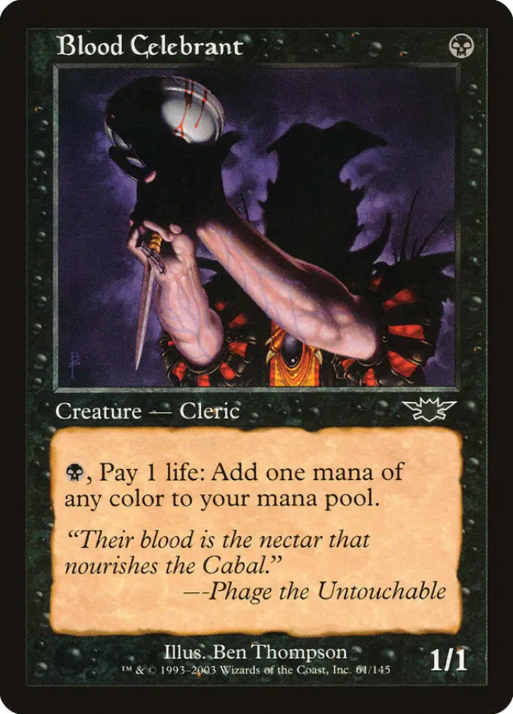 Blood Celebrant [Legions] - MTG Single