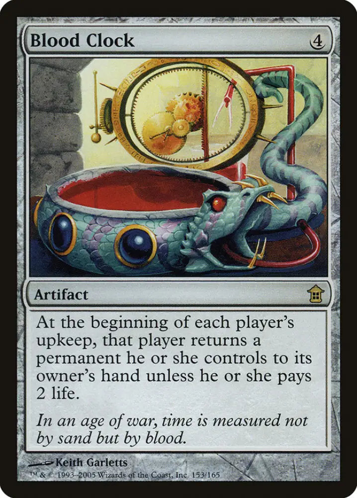 Blood Clock [Saviors of Kamigawa] - MTG Single
