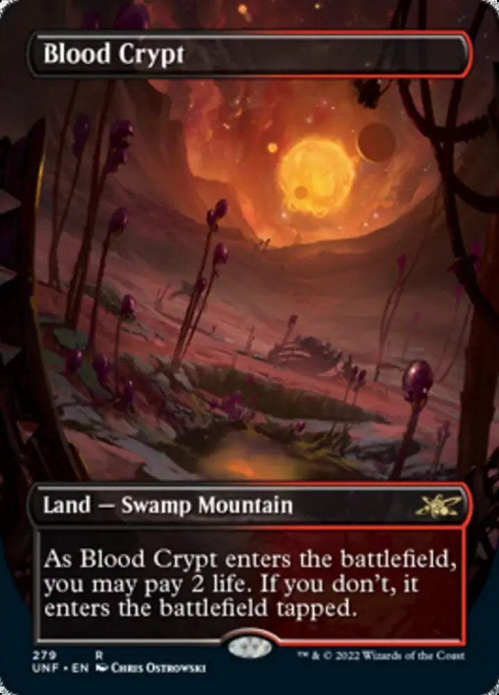 Blood Crypt (Borderless) [Unfinity] - MTG Single
