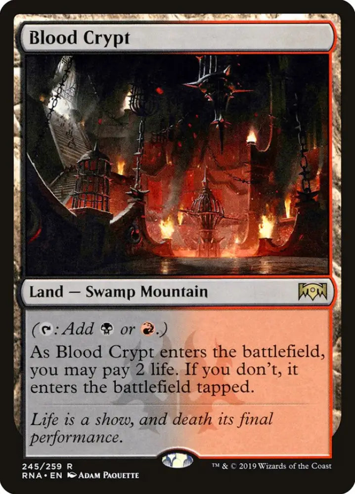 Blood Crypt [Ravnica Allegiance] - MTG Single