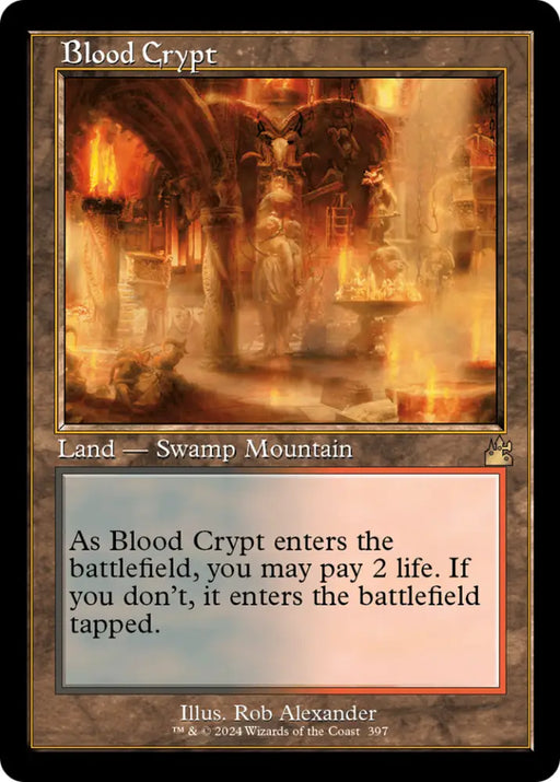 Blood Crypt (Retro) [Ravnica Remastered] - MTG Single