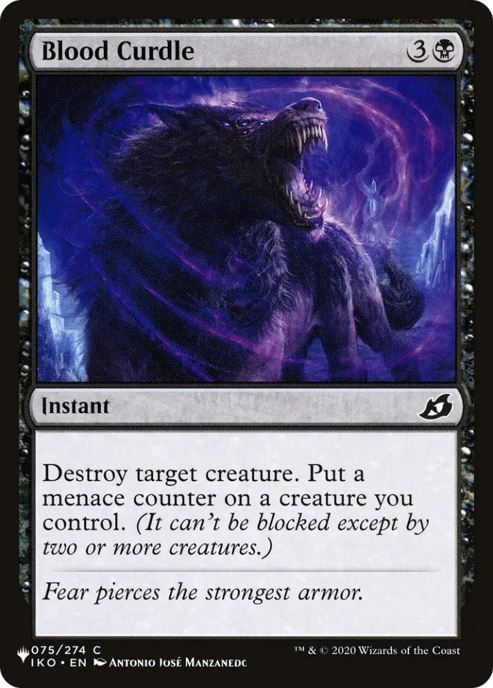 Blood Curdle [The List] - MTG Single