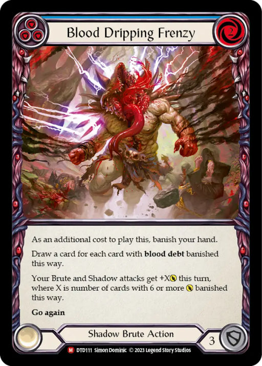 Blood Dripping Frenzy [Dusk Till Dawn] - Flesh And Blood Single