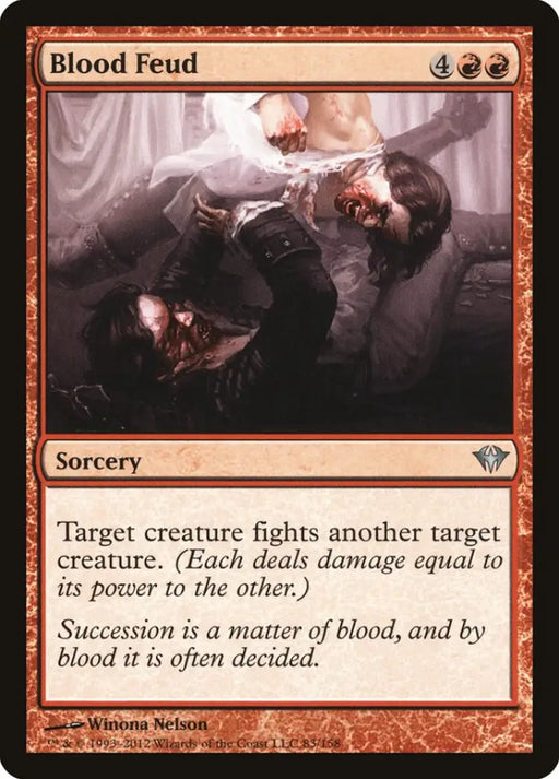 Blood Feud [Dark Ascension] - MTG Single