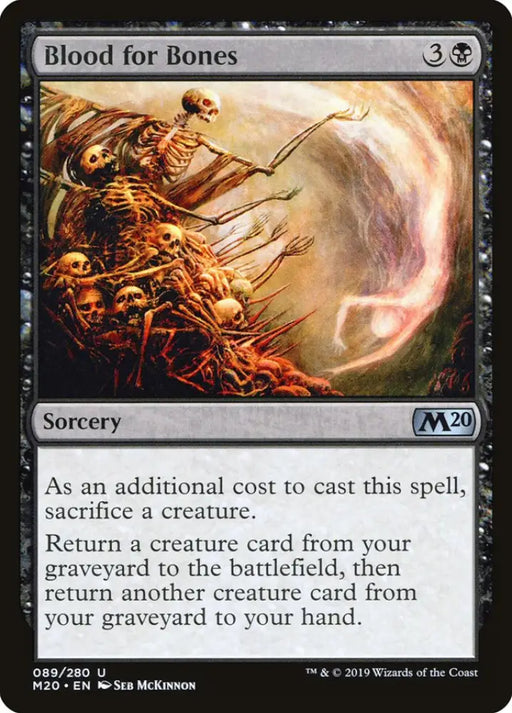 Blood for Bones [Core Set 2020] - MTG Single