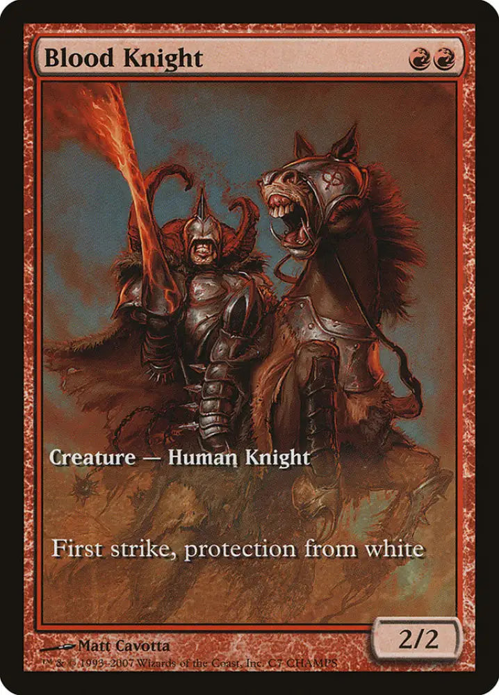 Blood Knight [Champs and States] - MTG Single