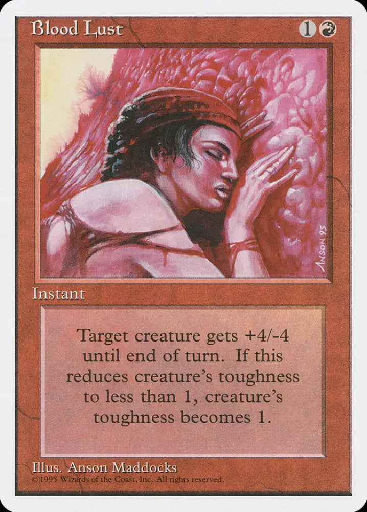Blood Lust [Fourth Edition] - MTG Single