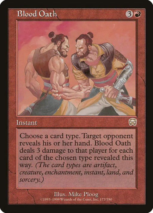Blood Oath [Mercadian Masques] - MTG Single