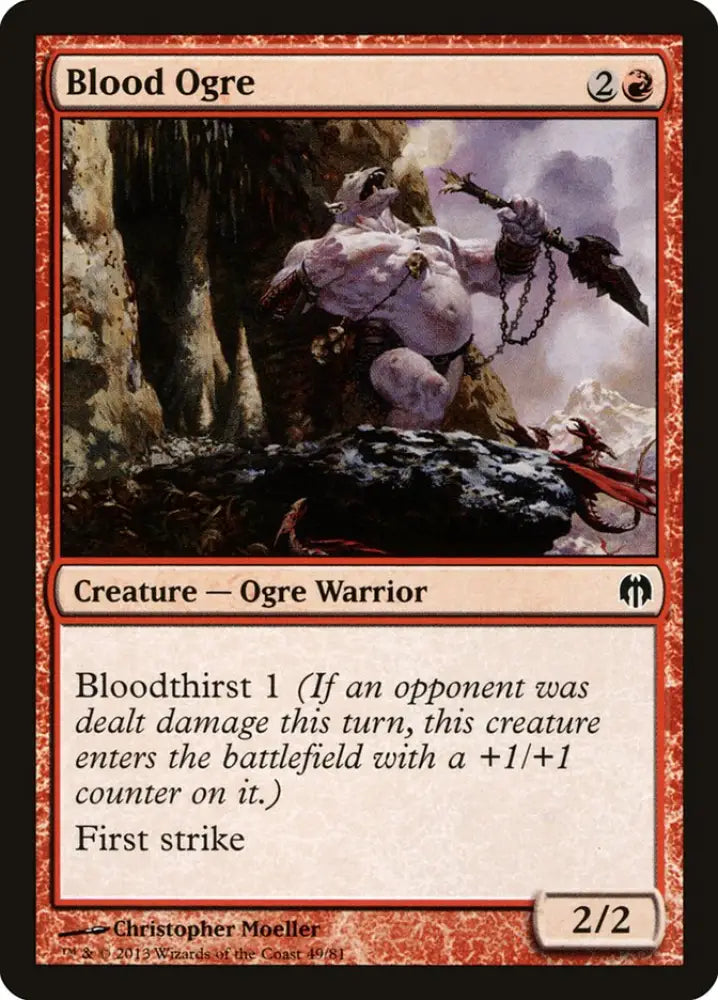 Blood Ogre [Duel Decks: Heroes vs. Monsters] - MTG Single