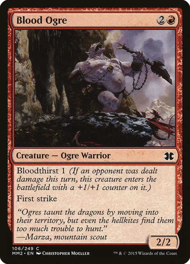 Blood Ogre [Modern Masters 2015] - MTG Single