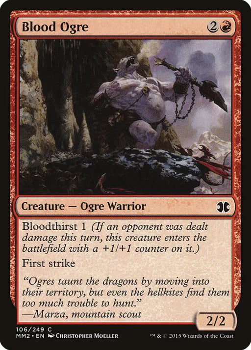 Blood Ogre [Modern Masters 2015] - MTG Single