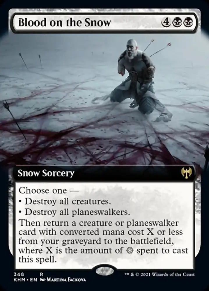 Blood on the Snow (Extended Art) [Kaldheim] - MTG Single