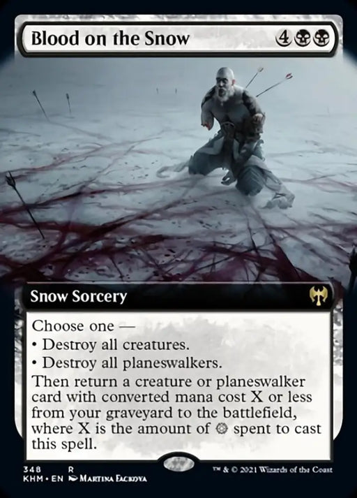 Blood on the Snow (Extended Art) [Kaldheim] - MTG Single